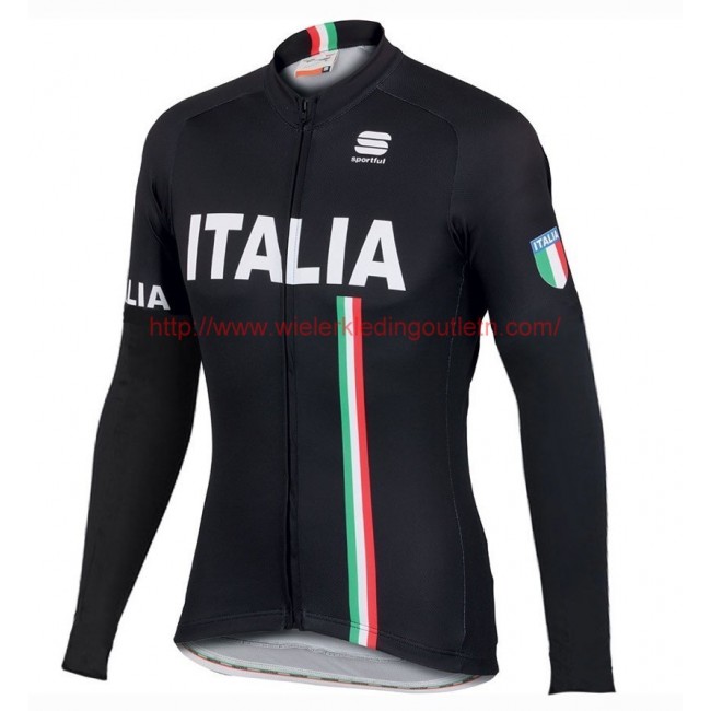 2016 Sportful Italy IT zwart Wielerkleding Wielershirt lange mouw 213731 2016 Sportful Italy IT zwart Wielerkleding Wielershirt lange mouw 213731