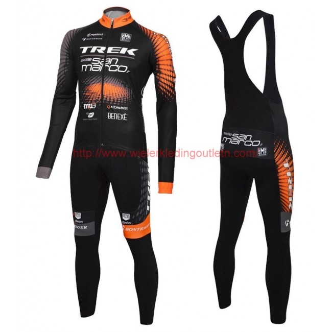2016 Trek Selle San Marco Set Wielerkleding Wielershirt lange mouw+Lange fietsbroeken Bib 213756 2016 Trek Selle San Marco Set Wielerkleding Wielershirt lange mouw+Lange fietsbroeken Bib 213756