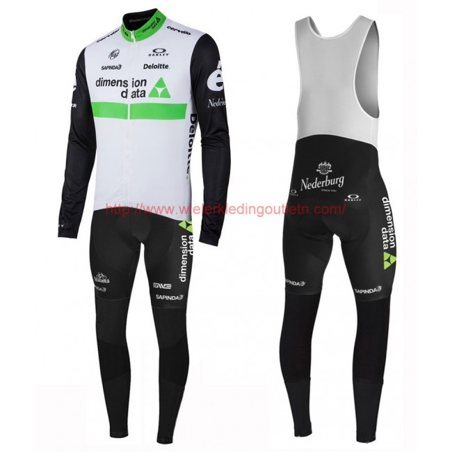 2016 Team Dimension Date wit Set Wielerkleding Wielershirt lange mouw+Lange fietsbroeken Bib 213586 2016 Team Dimension Date wit Set Wielerkleding Wielershirt lange mouw+Lange fietsbroeken Bib 213586