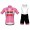 Lotto Soudal 2020 Giro d- Italia Fietskleding Wielershirt Korte Mouw+Korte Fietsbroeken Bib fuchsia 2G18M