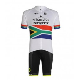 2020 Team MITCHELTON SCOTT South African Champion Fietskleding Wielershirt Korte Mouw+Korte Fietsbroeken Bib NIZDF 2020 Team MITCHELTON SCOTT South African Champion Fietskleding Wielershirt Korte Mouw+Korte Fietsbroeken Bib NIZDF