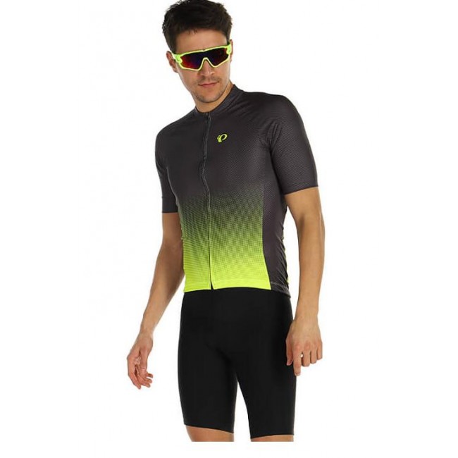 PEARL IZUMI Attack Fietskleding Wielershirt Korte Mouw+Korte Fietsbroeken Bib Geel Grijs JCSIU PEARL IZUMI Attack Fietskleding Wielershirt Korte Mouw+Korte Fietsbroeken Bib Geel Grijs JCSIU