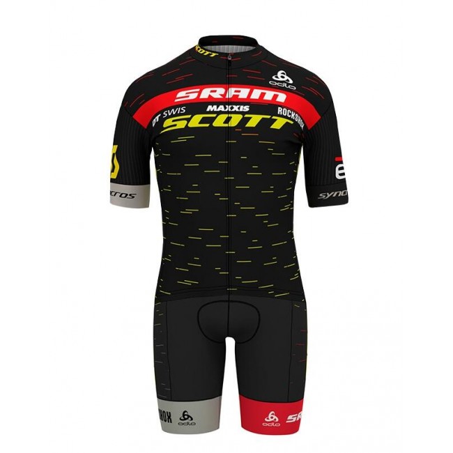2020 SCOTT SRAM Pro Race Fietskleding Wielershirt Korte Mouw+Korte Fietsbroeken Bib WPQH3 2020 SCOTT SRAM Pro Race Fietskleding Wielershirt Korte Mouw+Korte Fietsbroeken Bib WPQH3