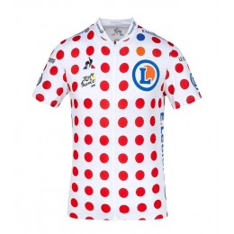 2020 Tour de France Polka Dot Fietsshirt Korte Mouw KGBE6 2020 Tour de France Polka Dot Fietsshirt Korte Mouw KGBE6