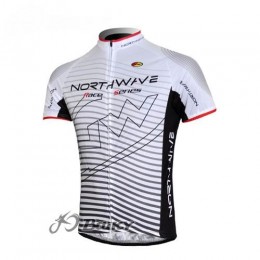 Northwave Pro Team Fietsshirt Korte mouw wit 417