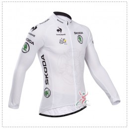 Tour de France le coq sportif 2014 Fietsshirt lange mouw Wit 1378 Tour de France le coq sportif 2014 Fietsshirt lange mouw Wit 1378
