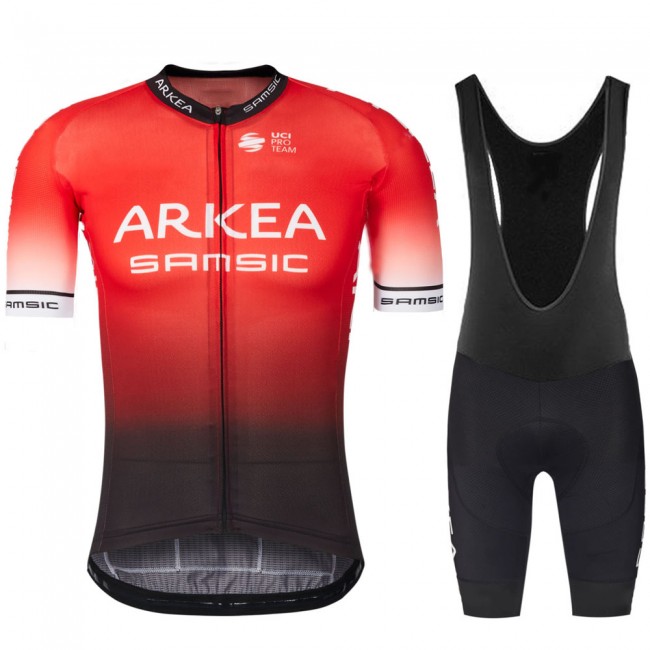 Arkea Samsic 2021 Fietskleding Fietsshirt Korte Mouw+Korte Fietsbroeken Bib 2021096 Arkea Samsic 2021 Fietskleding Fietsshirt Korte Mouw+Korte Fietsbroeken Bib 2021096