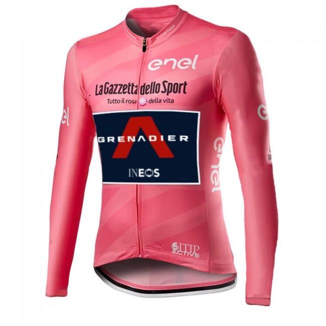 Giro D-italia INEOS Grenadier 2021 Fietskleding Fietsshirt Lange Mouw 2021011 Giro D-italia INEOS Grenadier 2021 Fietskleding Fietsshirt Lange Mouw 2021011