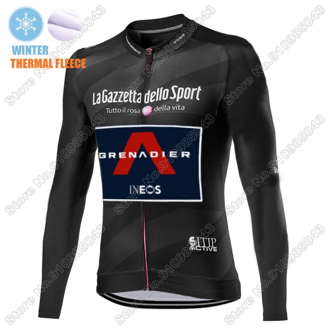 Winter Thermal Fleece Mannen Giro D-italia INEOS Grenadier 2021 Fietskleding Fietsshirt Lange Mouw 2021014 Winter Thermal Fleece Mannen Giro D-italia INEOS Grenadier 2021 Fietskleding Fietsshirt Lange Mouw 2021014
