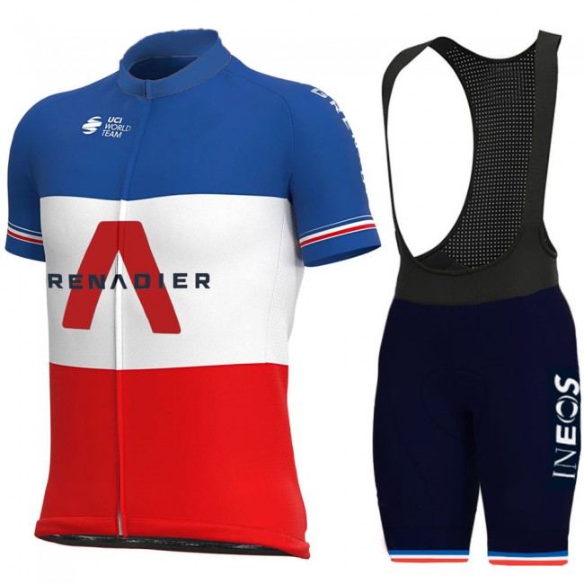 Fdj 2021 France INEOS Grenadier Fietskleding Fietsshirt Korte Mouw+Korte Fietsbroeken Bib 2021022 Fdj 2021 France INEOS Grenadier Fietskleding Fietsshirt Korte Mouw+Korte Fietsbroeken Bib 2021022