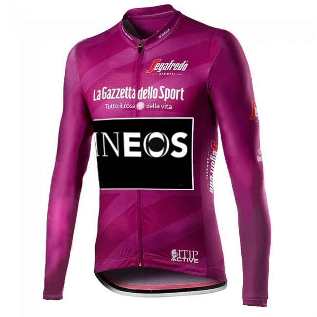 Giro D-italia INEOS 2021 Fietskleding Fietsshirt Lange Mouw 2021031 Giro D-italia INEOS 2021 Fietskleding Fietsshirt Lange Mouw 2021031
