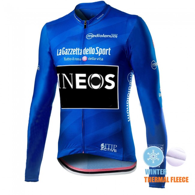 Winter Thermal Fleece Mannen Giro D-italia INEOS 2021 Fietskleding Fietsshirt Lange Mouw 2021037 Winter Thermal Fleece Mannen Giro D-italia INEOS 2021 Fietskleding Fietsshirt Lange Mouw 2021037