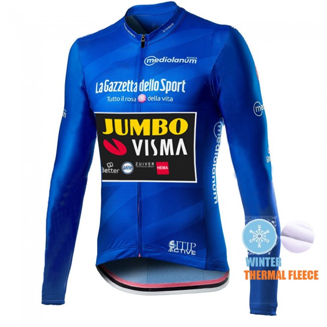 Winter Thermal Fleece Mannen Giro D-italia Jumbo Visma 2021 Fietskleding Fietsshirt Lange Mouw 2021051 Winter Thermal Fleece Mannen Giro D-italia Jumbo Visma 2021 Fietskleding Fietsshirt Lange Mouw 2021051