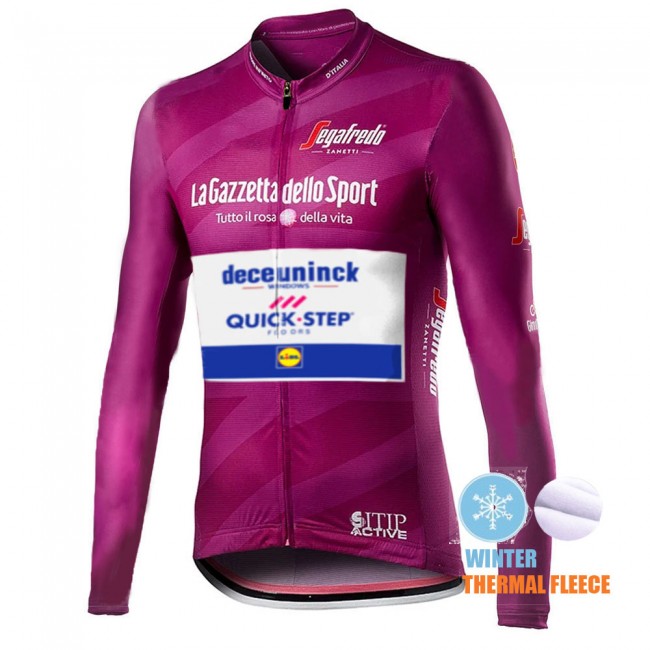 Winter Thermal Fleece Mannen Giro D-italia Quick Step 2021 Fietskleding Fietsshirt Lange Mouw 2021065 Winter Thermal Fleece Mannen Giro D-italia Quick Step 2021 Fietskleding Fietsshirt Lange Mouw 2021065