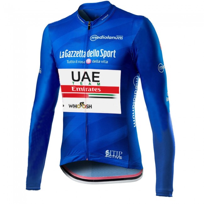 Giro D-italia Uae Emirates 2021 Fietskleding Fietsshirt Lange Mouw 2021081 Giro D-italia Uae Emirates 2021 Fietskleding Fietsshirt Lange Mouw 2021081