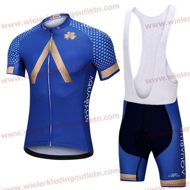 2018 AQUA BLUE SPORT Wielerkleding Set Wielershirt Korte Mouw+Fiets Koersbroek A2018889 2018 AQUA BLUE SPORT Wielerkleding Set Wielershirt Korte Mouw+Fiets Koersbroek A2018889
