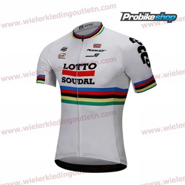 2018 Lotto Soudal wit Wielershirt Lange Mouw A2018920 2018 Lotto Soudal wit Wielershirt Lange Mouw A2018920