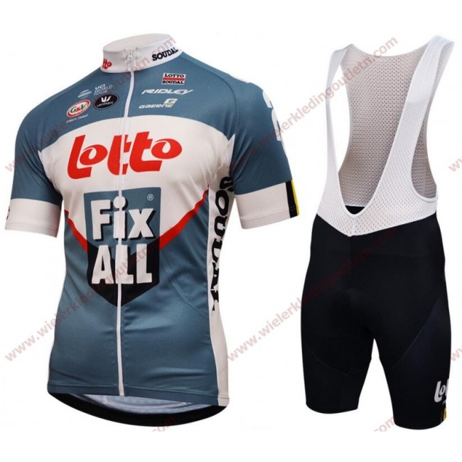 Lotto Soudal Fix ALL 2018 Wielerkleding Set Fietsshirt Korte Mouw+Fiets Koersbroek 18C10229 Lotto Soudal Fix ALL 2018 Wielerkleding Set Fietsshirt Korte Mouw+Fiets Koersbroek 18C10229