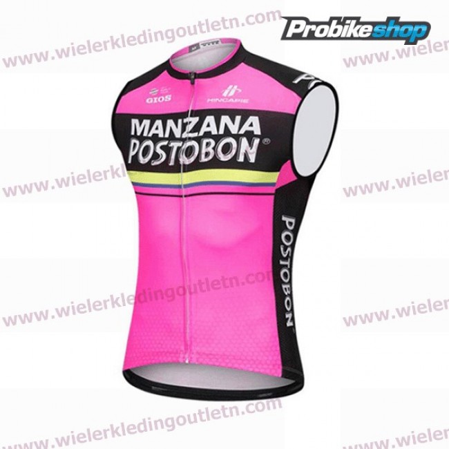 2018 MANZANA POSTOBON Wielershirt Mouwloze A2018926 2018 MANZANA POSTOBON Wielershirt Mouwloze A2018926
