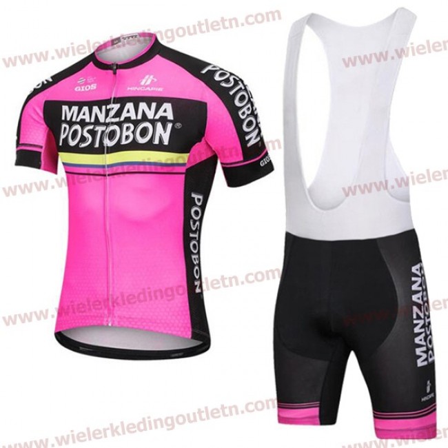 2018 MANZANA POSTOBON Wielerkleding Set Wielershirt Korte Mouw+Fiets Koersbroek A2018923 2018 MANZANA POSTOBON Wielerkleding Set Wielershirt Korte Mouw+Fiets Koersbroek A2018923