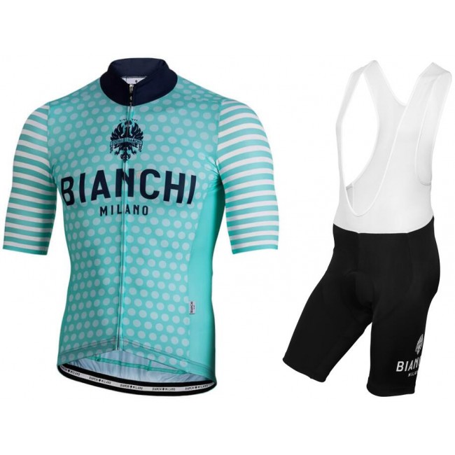 BIANCHI MILANO Davoli Fietskleding Set Fietsshirt Korte Mouw+Korte fietsbroeken Bib 190224048 BIANCHI MILANO Davoli Fietskleding Set Fietsshirt Korte Mouw+Korte fietsbroeken Bib 190224048