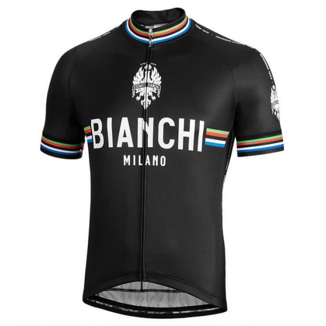 BIANCHI MILANO New Pride black Fietsshirt korte mouw 190224095 BIANCHI MILANO New Pride black Fietsshirt korte mouw 190224095