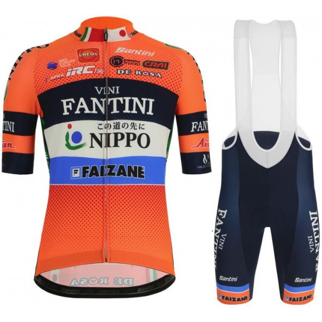 Vini Fantini Nippo Faizane 2019 Fietskleding Set Fietsshirt Korte Mouw+Korte fietsbroeken Bib 19040706 Vini Fantini Nippo Faizane 2019 Fietskleding Set Fietsshirt Korte Mouw+Korte fietsbroeken Bib 19040706