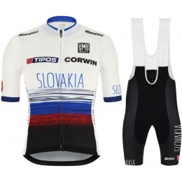 Slovakia National 2019 Fietskleding Set Fietsshirt Korte Mouw+Korte fietsbroeken Bib 19040715 Slovakia National 2019 Fietskleding Set Fietsshirt Korte Mouw+Korte fietsbroeken Bib 19040715