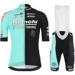Bianchi Countervail 2019 Fietskleding Set Fietsshirt Korte Mouw+Korte fietsbroeken Bib 19040724 Bianchi Countervail 2019 Fietskleding Set Fietsshirt Korte Mouw+Korte fietsbroeken Bib 19040724
