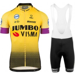TEAM Jumbo-Visma 2019 Fietskleding Set Fietsshirt Korte Mouw+Korte fietsbroeken Bib 19040752 TEAM Jumbo-Visma 2019 Fietskleding Set Fietsshirt Korte Mouw+Korte fietsbroeken Bib 19040752
