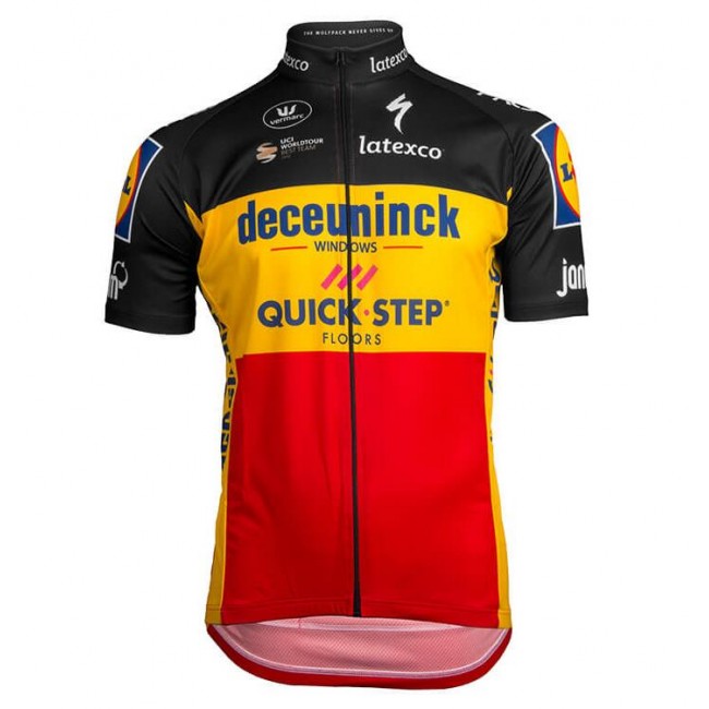 Deceuninck-Quick Step Belgian Champion 2019 Fietsshirt korte mouw 19040767 Deceuninck-Quick Step Belgian Champion 2019 Fietsshirt korte mouw 19040767