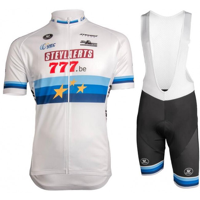 Steylaerts-777 European Champion 2019 Fietskleding Set Fietsshirt Korte Mouw+Korte fietsbroeken Bib 19040759 Steylaerts-777 European Champion 2019 Fietskleding Set Fietsshirt Korte Mouw+Korte fietsbroeken Bib 19040759