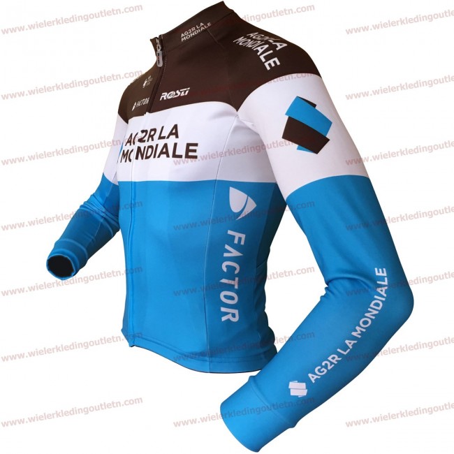 Profteams Ag2r La Mondiale 2018 Wielershirt lange mouw 1131w Profteams Ag2r La Mondiale 2018 Wielershirt lange mouw 1131w
