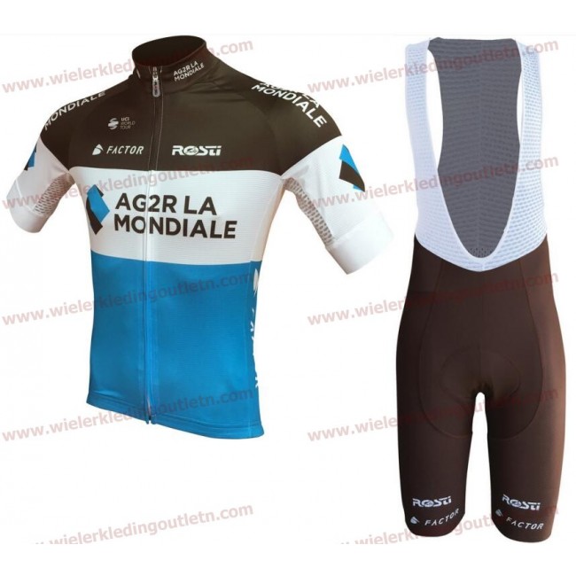 Profteams Ag2r La Mondiale 2018 Team Wielerkleding Set Wielershirt Korte Mouw+Fiets Koersbroek 1115w Profteams Ag2r La Mondiale 2018 Team Wielerkleding Set Wielershirt Korte Mouw+Fiets Koersbroek 1115w