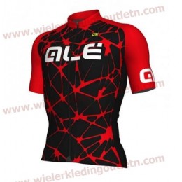 ALE SOLID Cracle red Wielershirt Korte Mouw A2018982 ALE SOLID Cracle red Wielershirt Korte Mouw A2018982