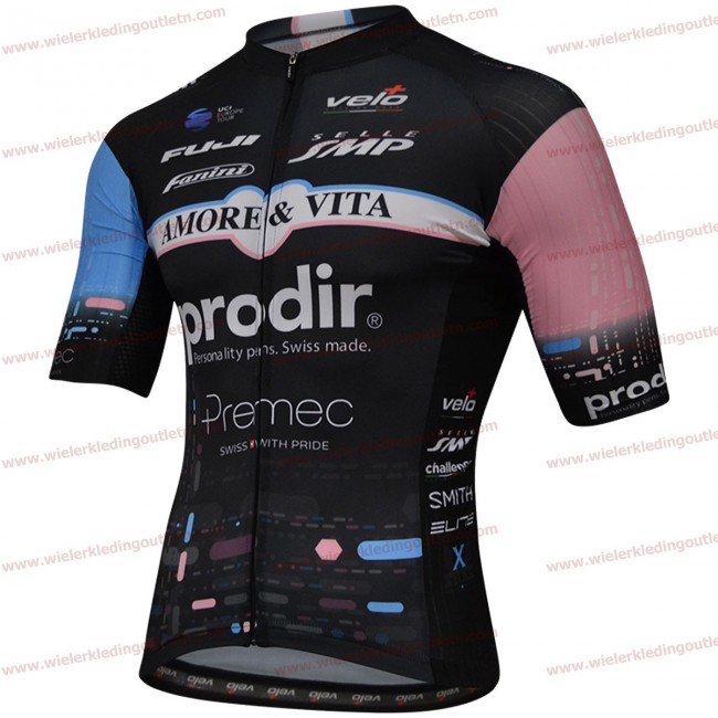 Amore e Vita-Prodir 2018 Wielershirt korte mouw A2018994 Amore e Vita-Prodir 2018 Wielershirt korte mouw A2018994