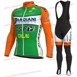 Bardiani Csf 2018 Wielerkleding Set Wielershirt lange mouw+Lange Fietsbroeken Bib 1112w Bardiani Csf 2018 Wielerkleding Set Wielershirt lange mouw+Lange Fietsbroeken Bib 1112w