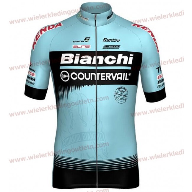 BIANCHI COUNTERVAIL 2018 Wielershirt Korte Mouwen D200 BIANCHI COUNTERVAIL 2018 Wielershirt Korte Mouwen D200