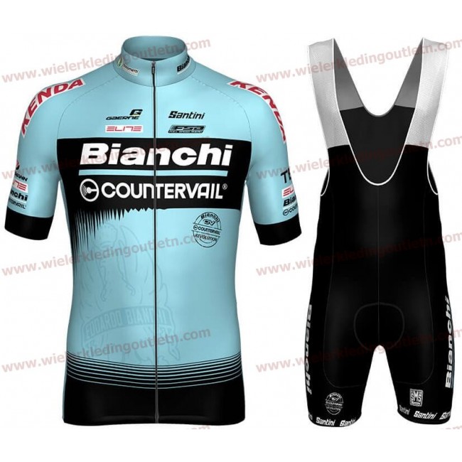 BIANCHI COUNTERVAIL 2018 Wielerkleding Set Wielershirt korte mouwen+Fiets Koersbroek D114 BIANCHI COUNTERVAIL 2018 Wielerkleding Set Wielershirt korte mouwen+Fiets Koersbroek D114