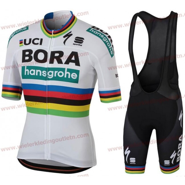 BORA- hansgrohe World Champion Team 2018 Wielerkleding Set Wielershirt korte mouwen+Fiets Koersbroek D116 BORA- hansgrohe World Champion Team 2018 Wielerkleding Set Wielershirt korte mouwen+Fiets Koersbroek D116