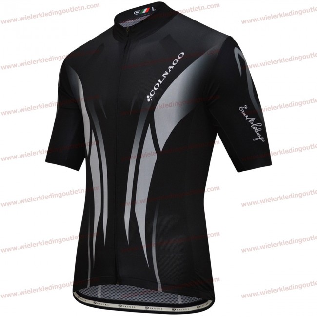 Colnago Master Pissei Zwart grijs Wielershirt korte mouwen 18A0096 Colnago Master Pissei Zwart grijs Wielershirt korte mouwen 18A0096