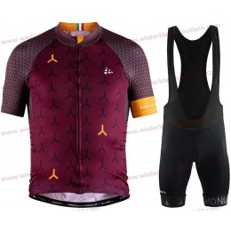 Craft Monuments GDL Foglie Morte 2018 Wielerkleding Set Wielershirt korte mouwen+Fiets Koersbroek D123 Craft Monuments GDL Foglie Morte 2018 Wielerkleding Set Wielershirt korte mouwen+Fiets Koersbroek D123