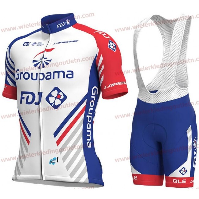GROUPAMA-FDJ 2018 Wielerkleding Set Wielershirt korte mouwen+Fiets Koersbroek D140 GROUPAMA-FDJ 2018 Wielerkleding Set Wielershirt korte mouwen+Fiets Koersbroek D140