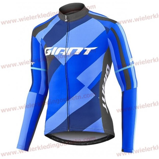 Giant Elevate Wielershirt lange mouw blue A2019411 Giant Elevate Wielershirt lange mouw blue A2019411