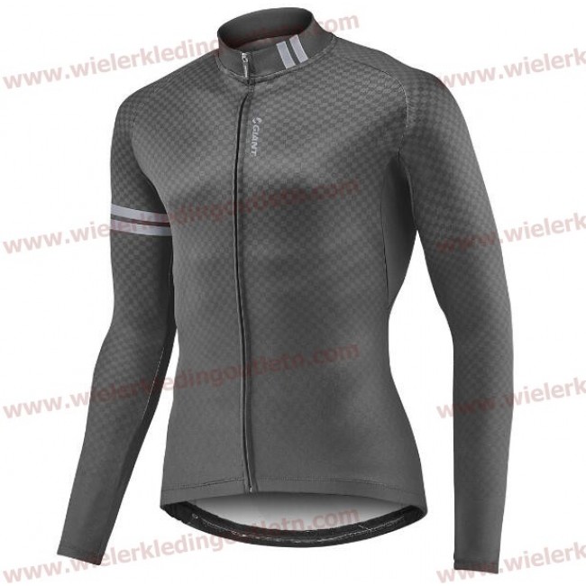 Giant Podium Wielershirt lange mouw black-gray A2019400 Giant Podium Wielershirt lange mouw black-gray A2019400