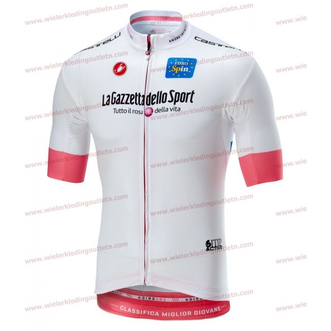 Giro d-Italia 2018 wit Wielershirt korte mouw 18A0186 Giro d-Italia 2018 wit Wielershirt korte mouw 18A0186