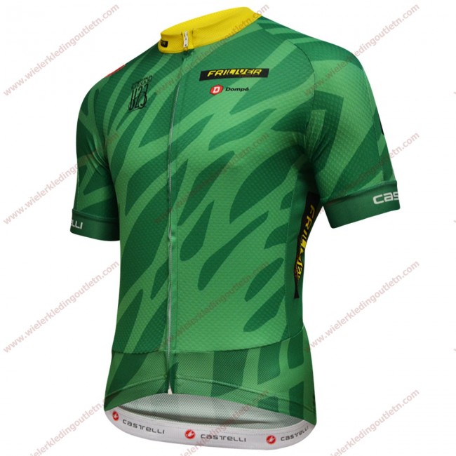 Giro d-Italia U23 2018 groen Wielershirt korte mouw 18C10232 Giro d-Italia U23 2018 groen Wielershirt korte mouw 18C10232