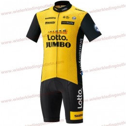 LottoNL-Jumbo 2018 Wielerkleding Set Wielershirt Korte Mouwen+Korte fietsbroeken D151 LottoNL-Jumbo 2018 Wielerkleding Set Wielershirt Korte Mouwen+Korte fietsbroeken D151