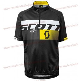 Scott RC zwart Kinderen Wielershirt korte mouwen 18A0135 Scott RC zwart Kinderen Wielershirt korte mouwen 18A0135