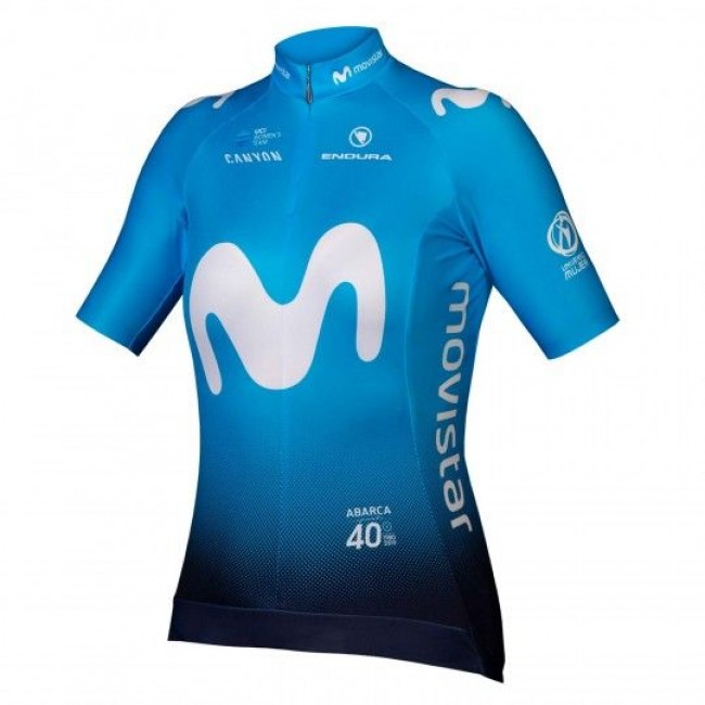 MOVISTAR 2019 Dames Fietsshirt korte mouw 19040787 MOVISTAR 2019 Dames Fietsshirt korte mouw 19040787